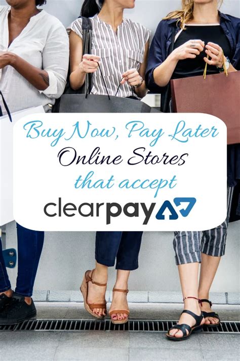 retailers who accept clearpay